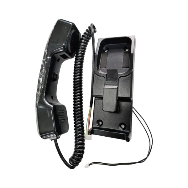 ABS Plastic PTT Switch Industrial Telephone Handset - Image 3